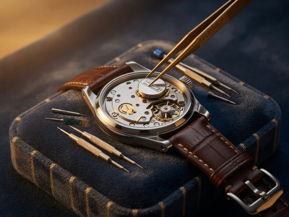Watch repair tools and movement