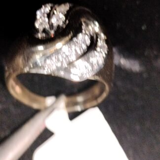 14K Cluster Ring Dia .50ct