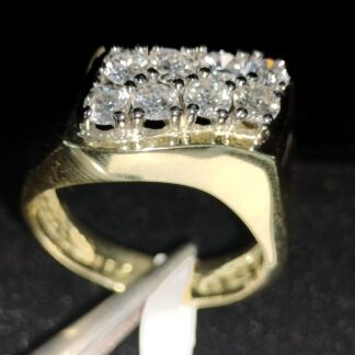 18K Y/Gold Ring .80ct