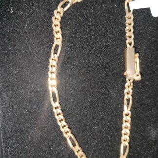 14K Figaro Bracelet