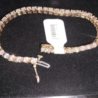 14K Yellow Gold Tennis Bracelet 2ct Dia