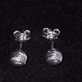 14k W/gold Ball Earrings Small