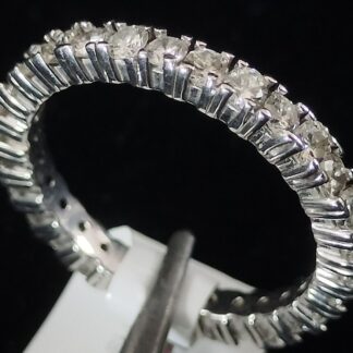 14k W/gold Eternity Ring W/diamonds
