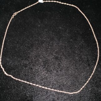 14k Rose Gold Thin Chain 16'